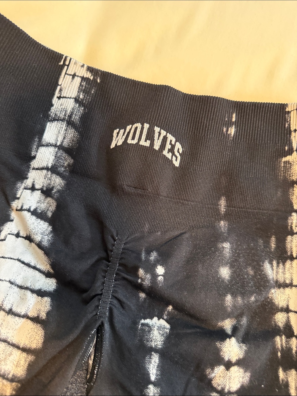 Darc Sport Black & White Tie-Dye Athletic Shorts - Picture 4 of 5